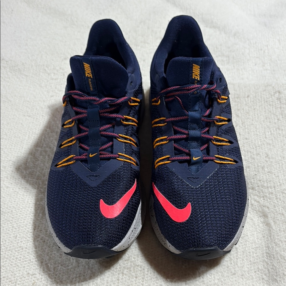 Nike Navy and Pink Athletic Shoes